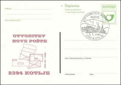 OTVORITEV NOVE POŠTE 2394 KOTLJE